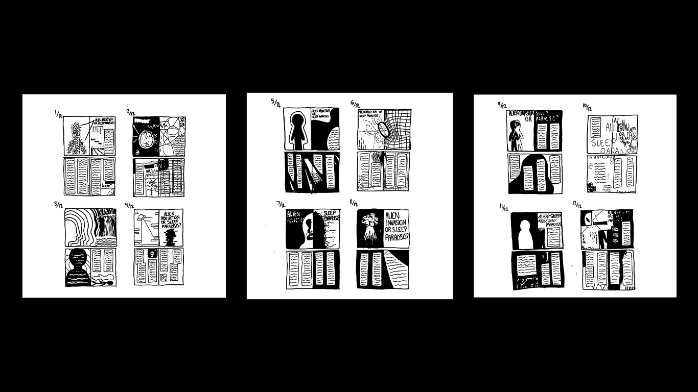 Editorial Spreads sketch 1