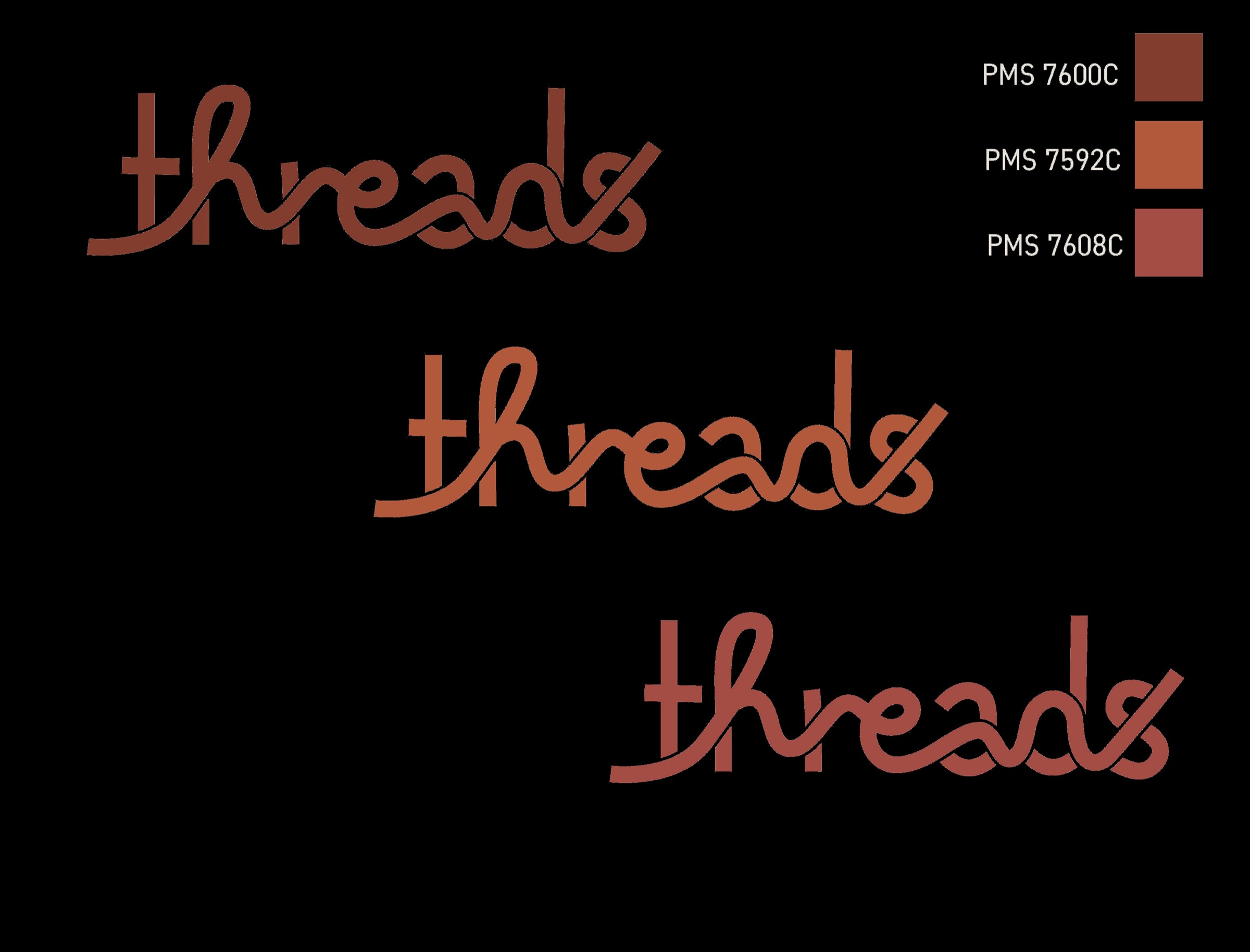 Threads logotype in color.
