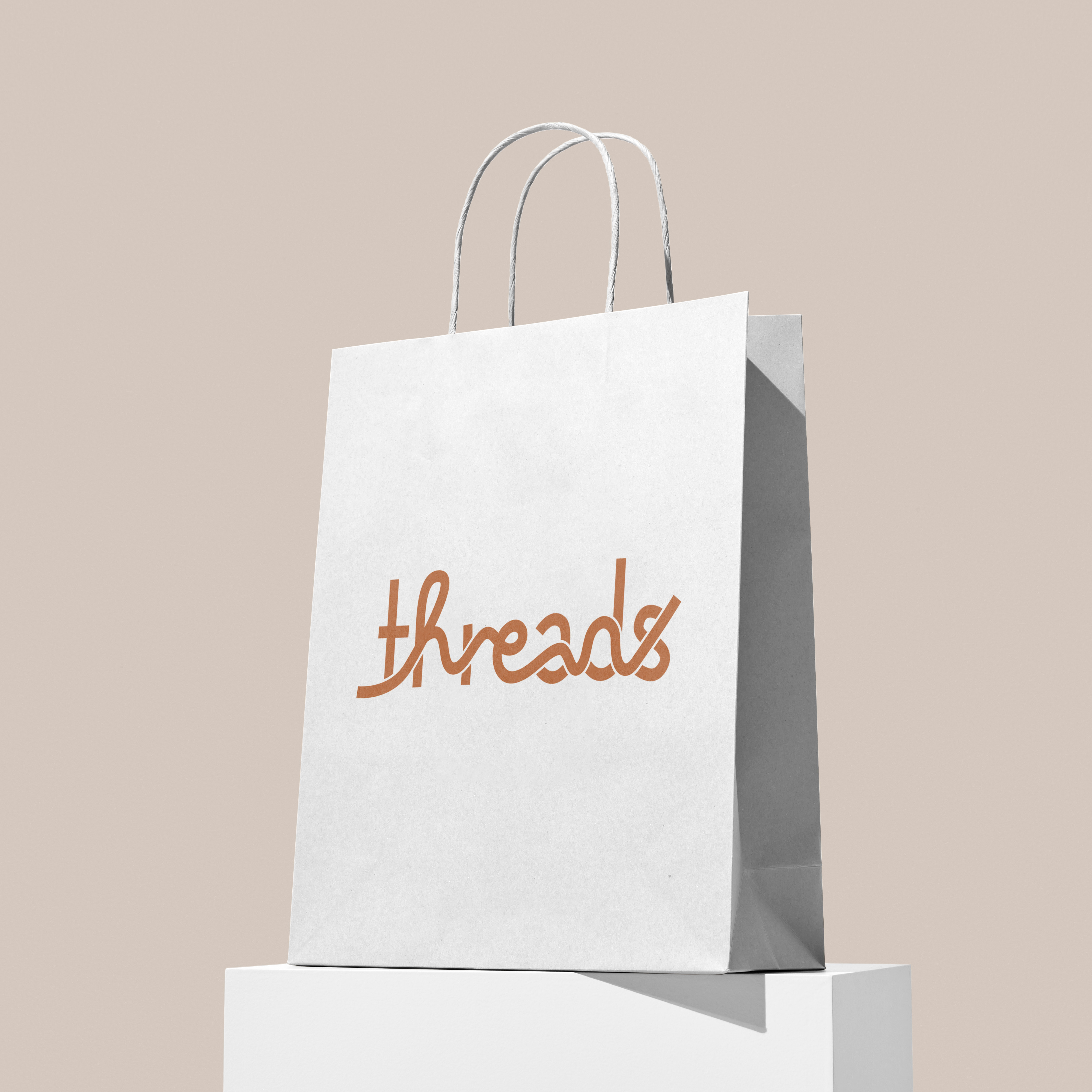 Static + Animated Logotype for Threads clothing retail brand