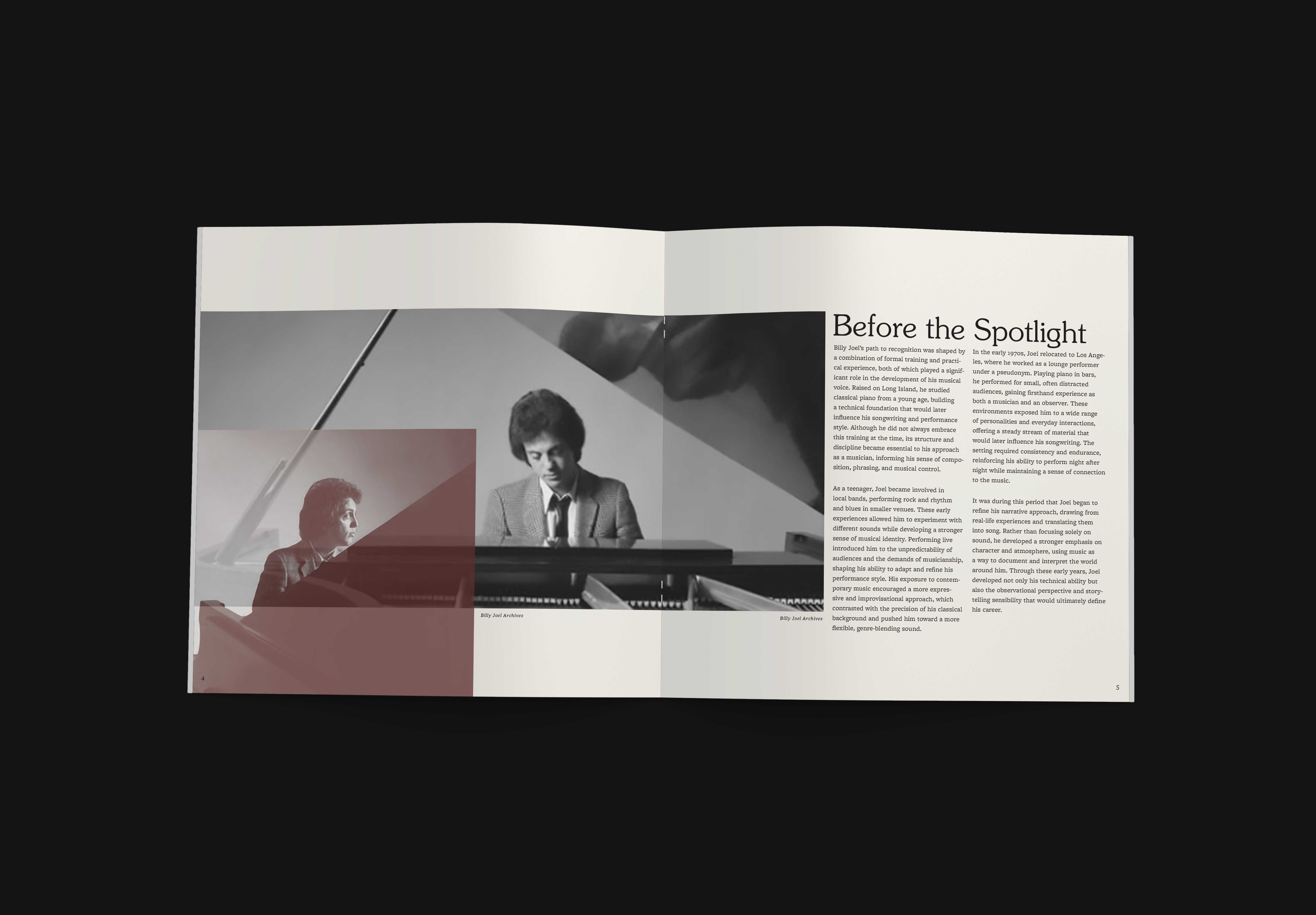 Band Tribute Booklet spread 2