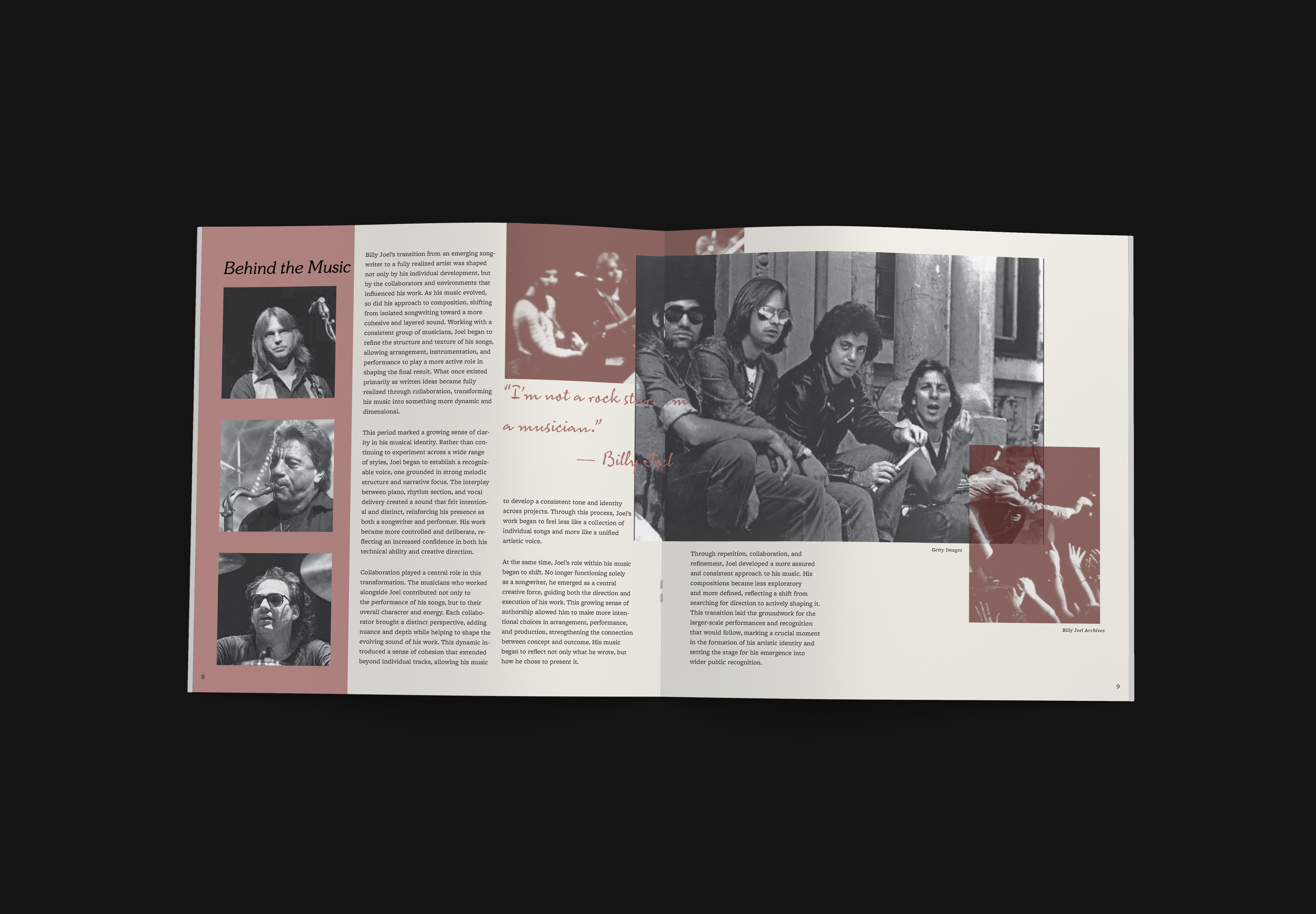 Band Tribute Booklet spread 4