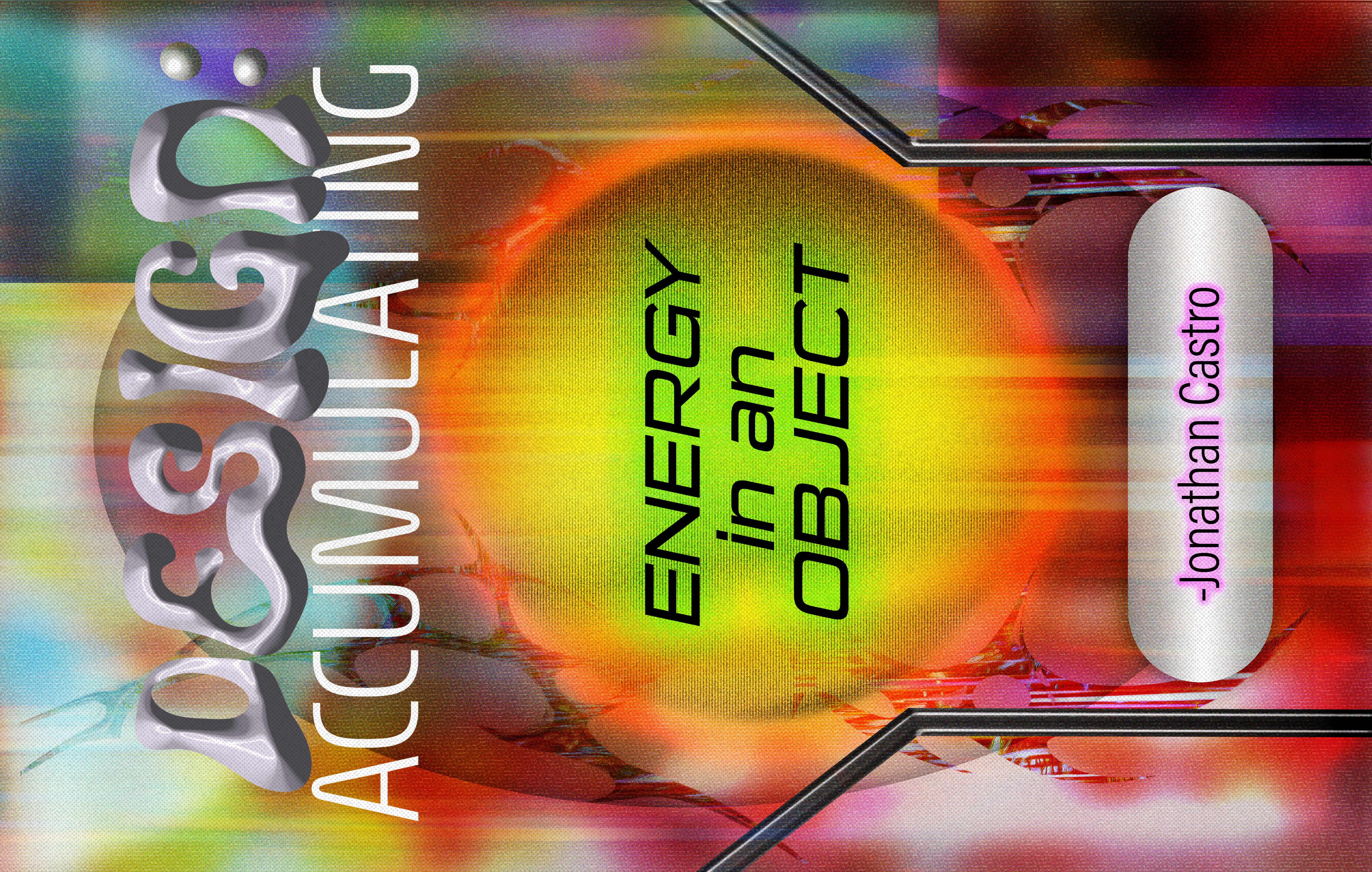 Zine poster based on Jonathan Castro quote