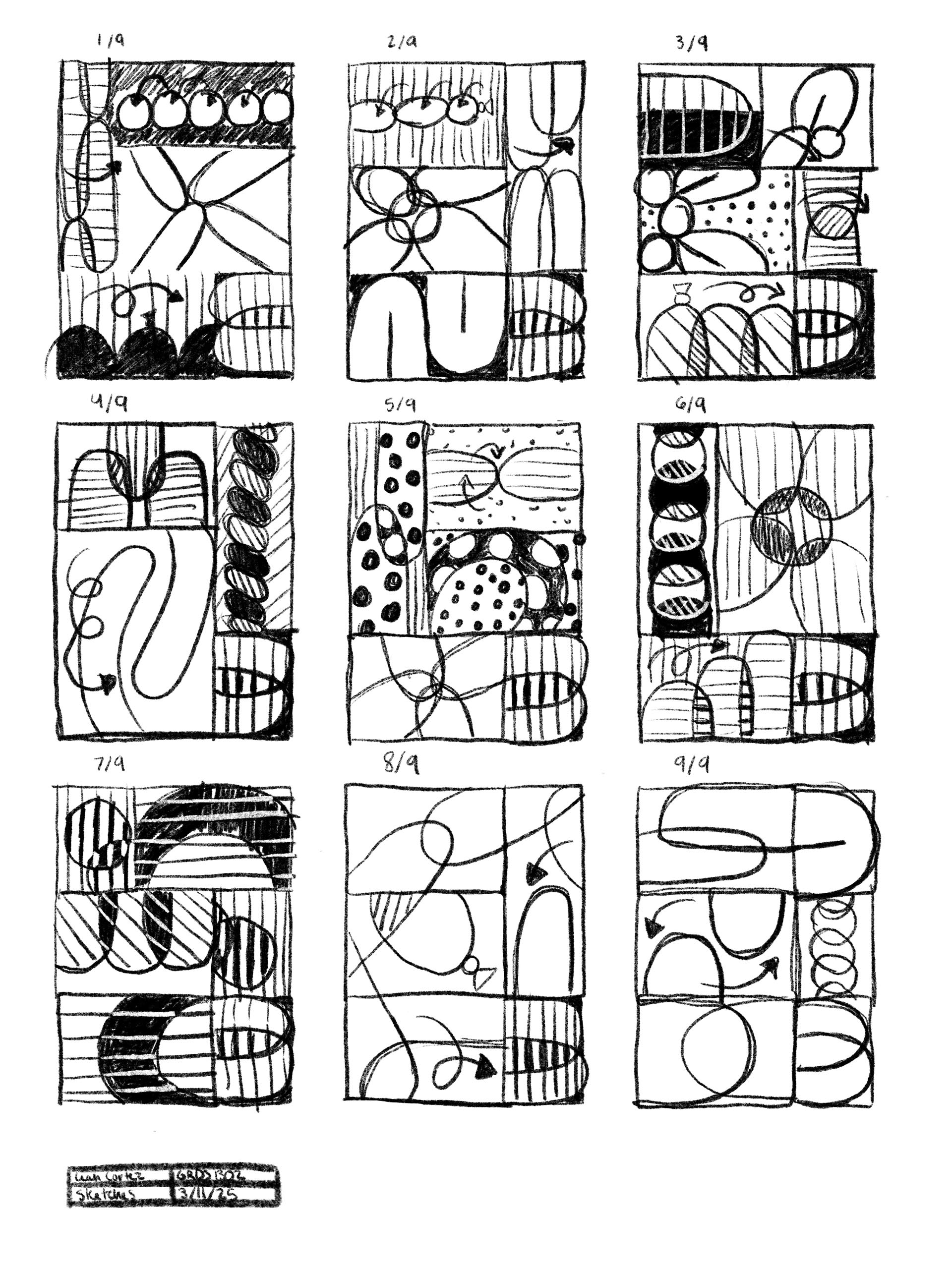 Initial sketches and design exploration for How to Be a Balloon Twister book cover