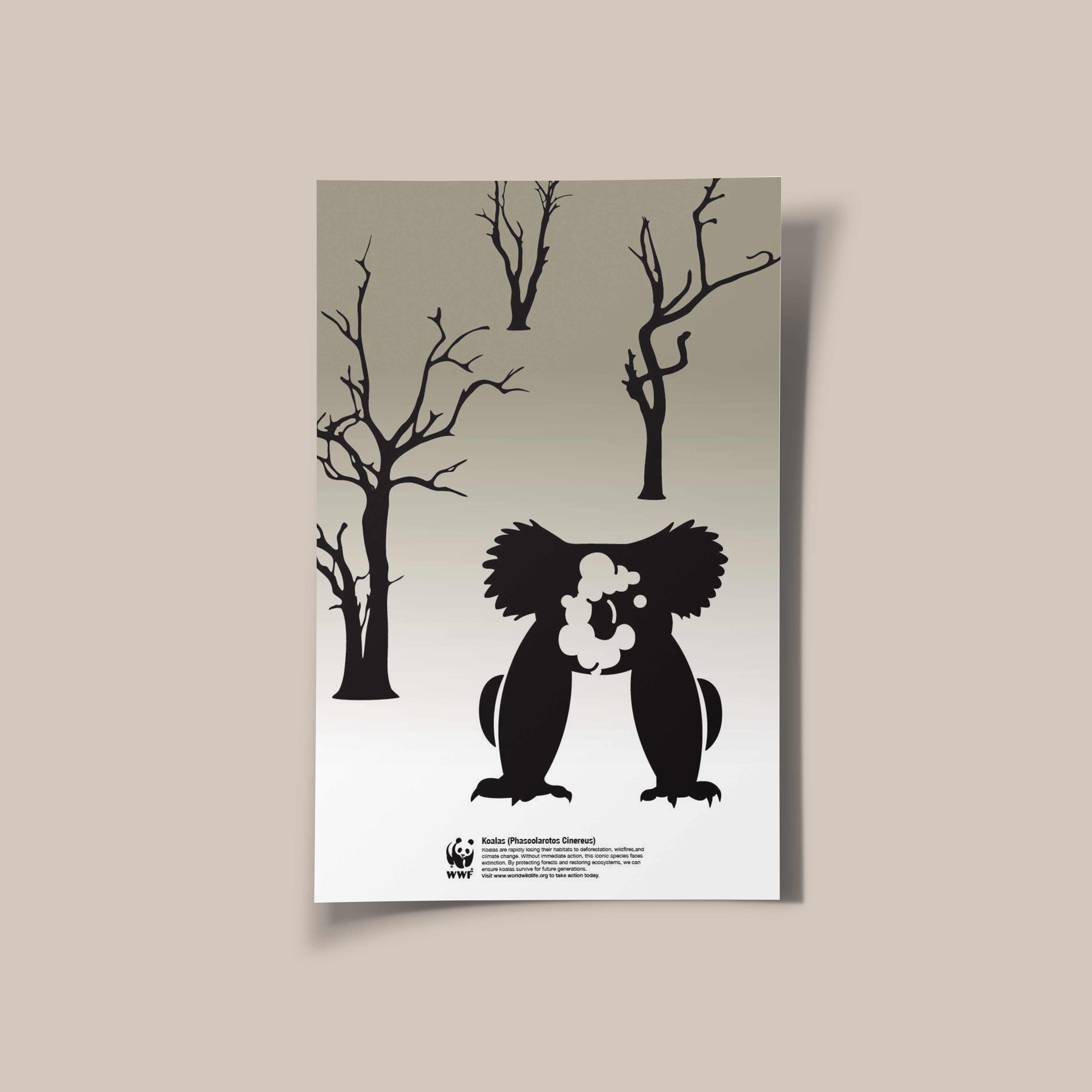 Disappearing Species - WWF advocacy poster