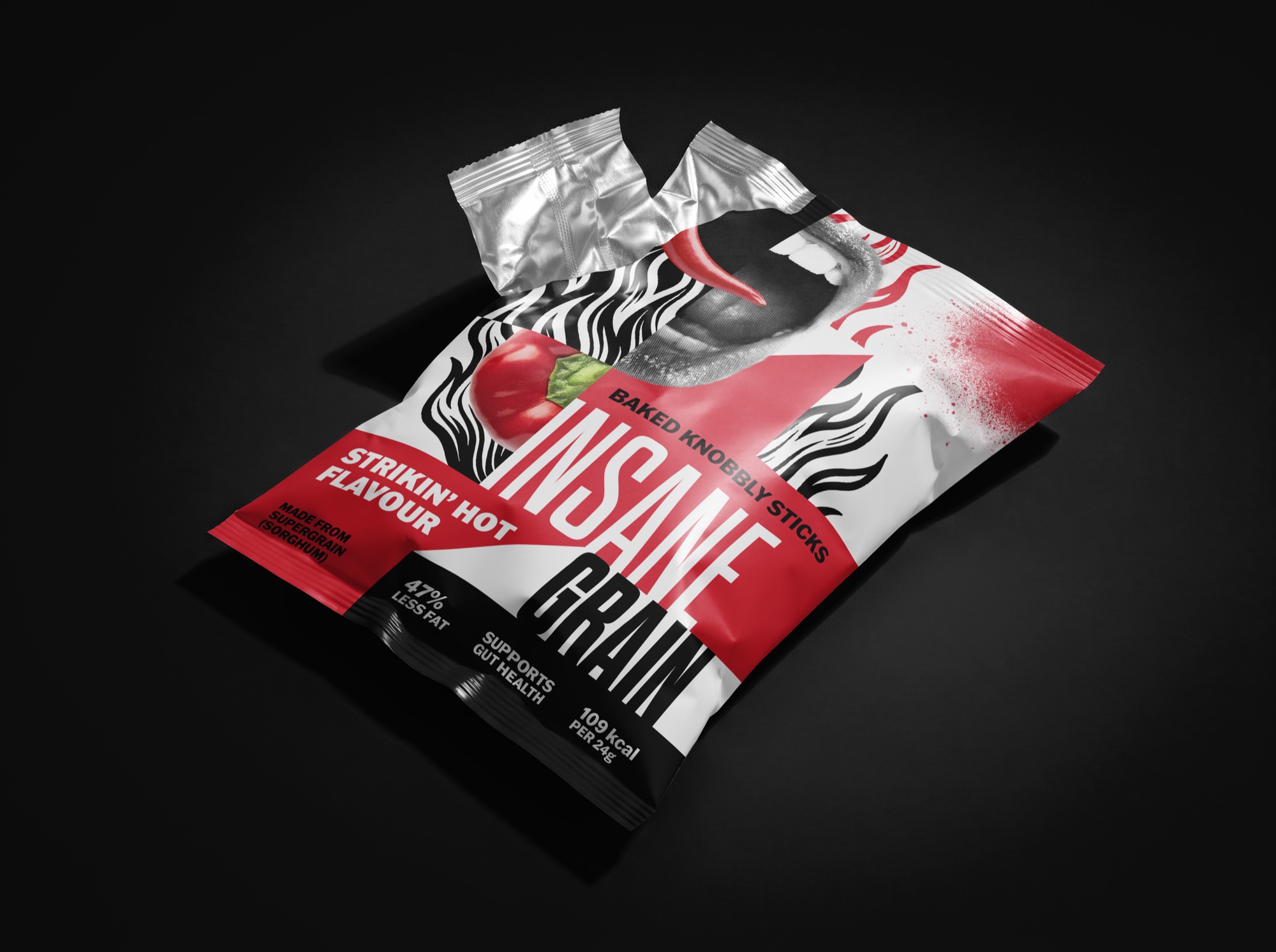Insane Grain pouch mockup in a third setting.