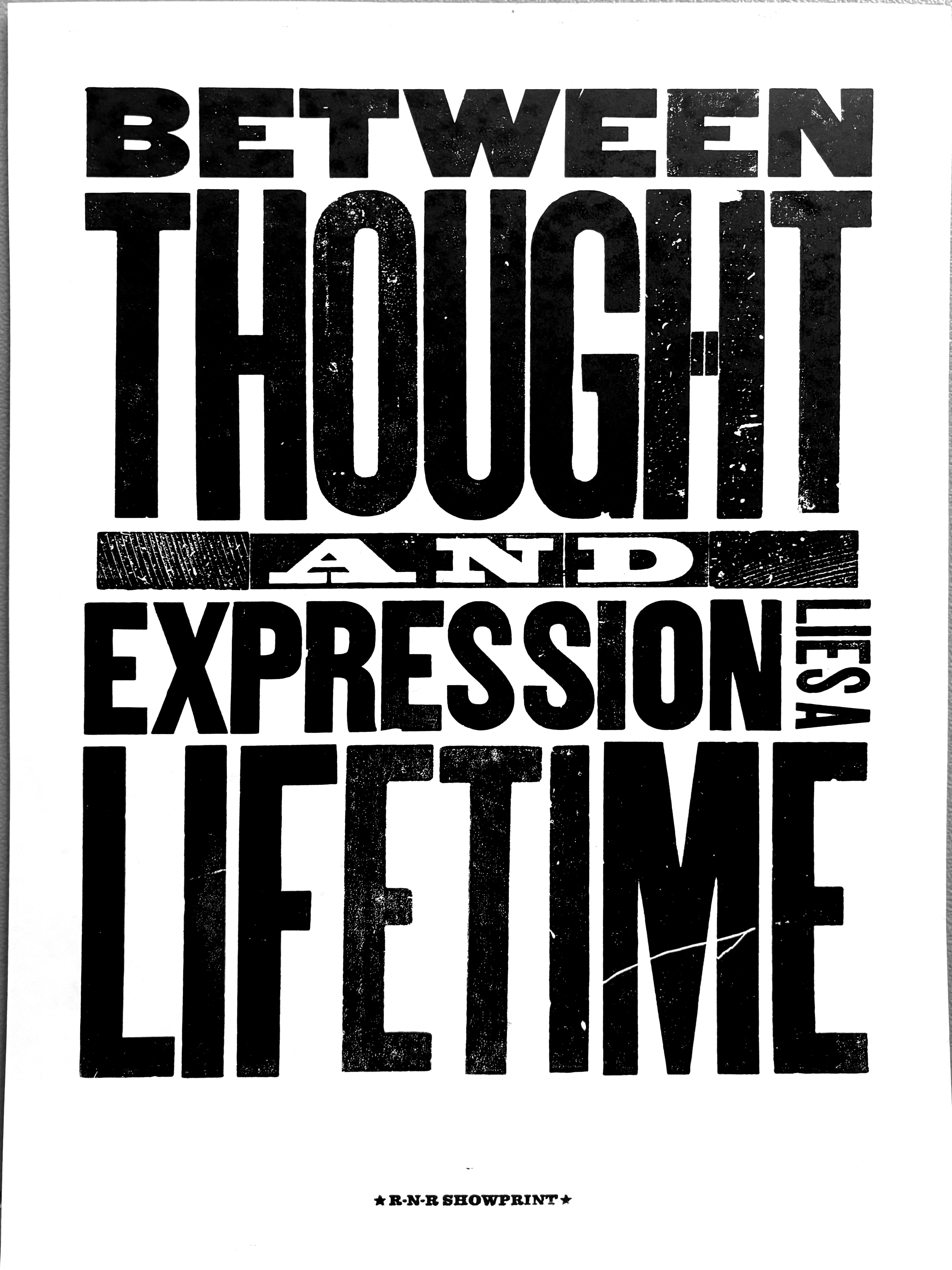 Letterpress Movement Study