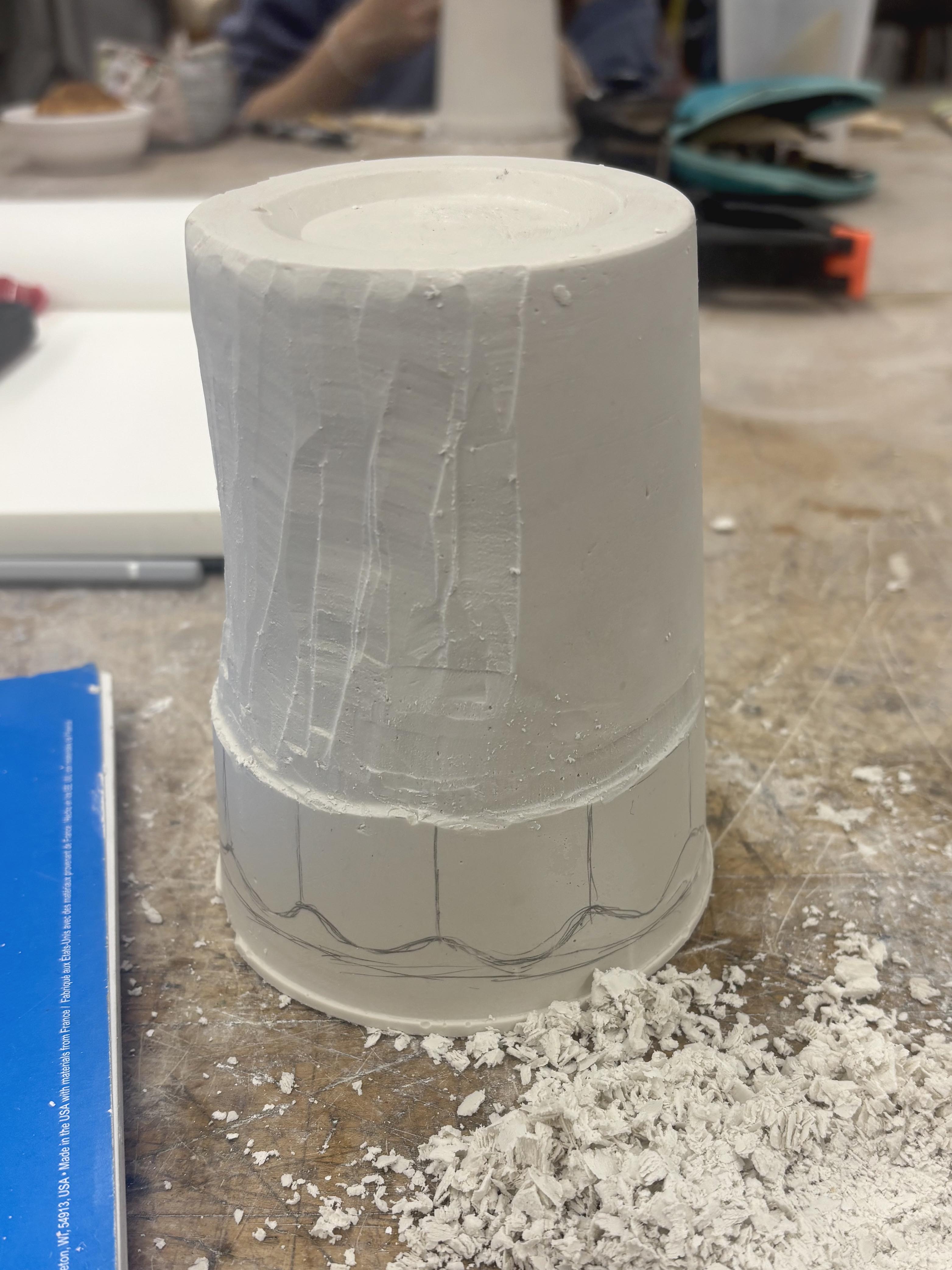 Gnaw - Carving process and texture development